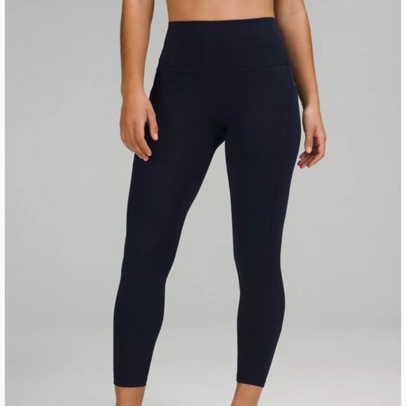 NWT lululemon align pant 25” with pockets true navy - Picture 2 of 10